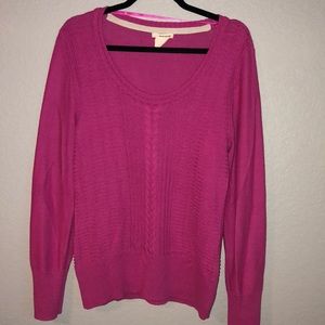 COPY - DKNY pink thick sweater